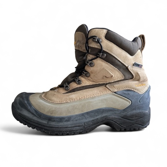 L.L. Bean TEK2.5 Waterproof Insulated Winter Snow Boots Outdoor Hiking Brown 11 - Picture 4 of 13